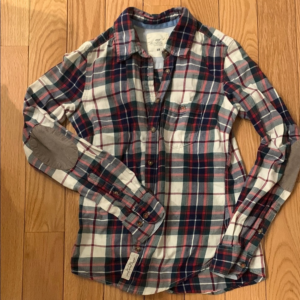 H&M Plaid Button Down Shirt